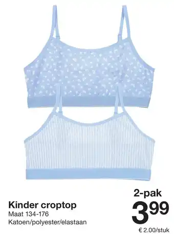 Zeeman Kinder croptop 2-pak Angebot