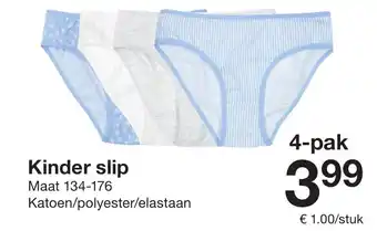 Zeeman Kinder slip 4-pak Angebot