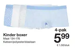 Zeeman Kinder boxer 4-pak Angebot