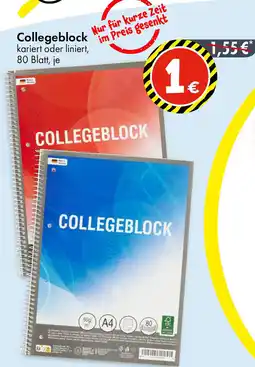 TEDi Collegeblock Angebot