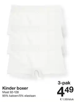 Zeeman Kinder boxer 3-pak Angebot