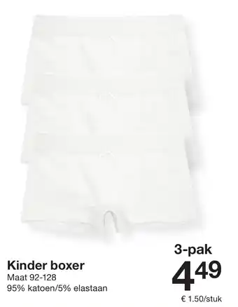 Zeeman Kinder boxer 3-pak Angebot