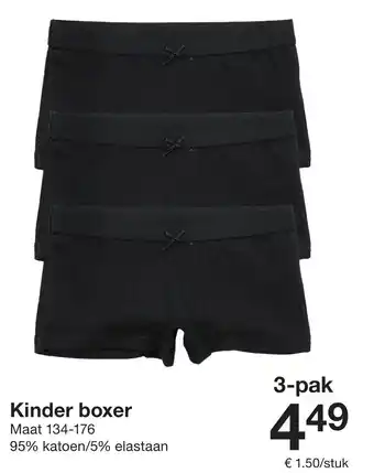 Zeeman Kinder boxer 3-pak Angebot