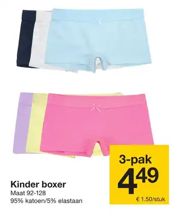 Zeeman Kinder boxer 3-pak Angebot