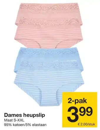 Zeeman Dames heupslip 2-pak Angebot
