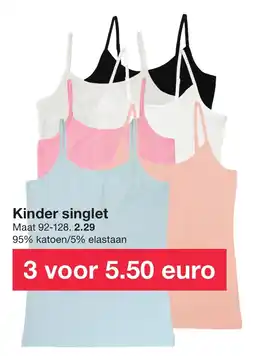 Zeeman Kinder singlet Angebot