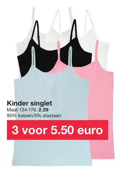 Zeeman Kinder singlet Angebot