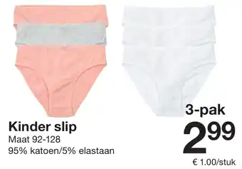 Zeeman Kinder slip 3-pak Angebot