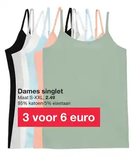 Zeeman Dames singlet Angebot