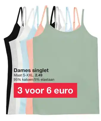 Zeeman Dames singlet Angebot