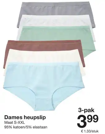 Zeeman Dames heupslip 3-pak Angebot