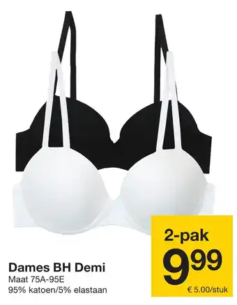 Zeeman Dames BH Demi 2-pak Angebot