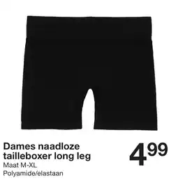 Zeeman Dames naadloze tailleboxer long leg Angebot
