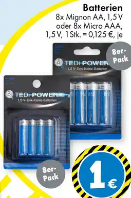 TEDi Batterien Angebot