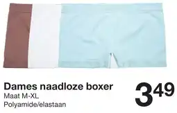Zeeman Dames naadloze boxer Angebot