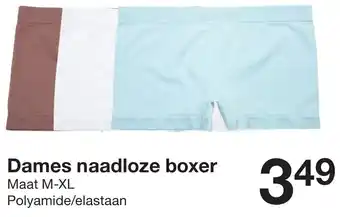 Zeeman Dames naadloze boxer Angebot