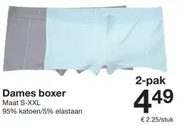 Zeeman Dames boxer 2-pak Angebot