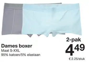 Zeeman Dames boxer 2-pak Angebot