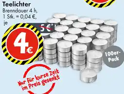 TEDi Teelichter Angebot