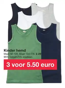 Zeeman Kinder hemd Angebot
