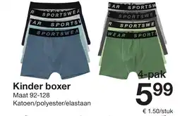 Zeeman Kinder boxer 4-pak Angebot