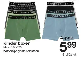 Zeeman Kinder boxer 4-pak Angebot