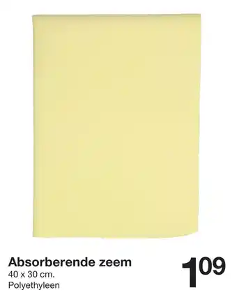Zeeman Absorberende zeem Angebot