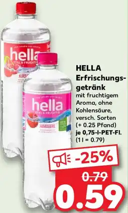 Kaufland HELLA Erfrischungsgetränk Angebot