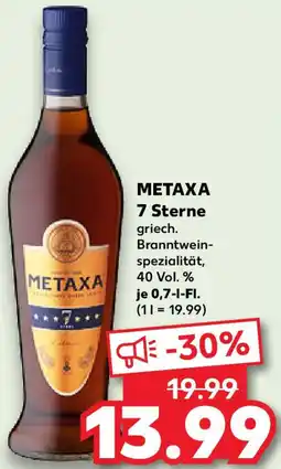 Kaufland METAXA 7 Sterne Angebot