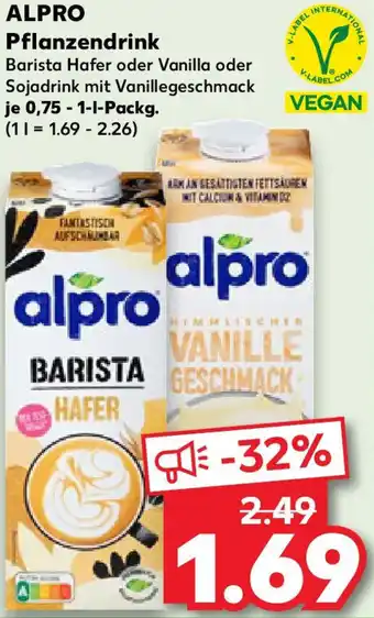 Kaufland ALPRO Pflanzendrink Angebot