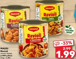 Kaufland MAGGI Ravioli Angebot
