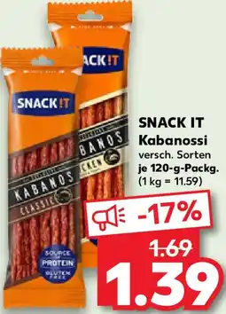 Kaufland SNACK IT Kabanossi Angebot