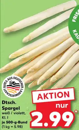Kaufland Dtsch. Spargel Angebot