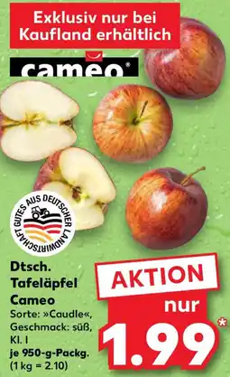 Kaufland Dtsch. Tafeläpfel Cameo Angebot