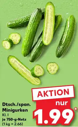 Kaufland Dtsch./span. Minigurken Angebot