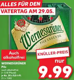 Kaufland WERNESGRÜNER Pils Angebot