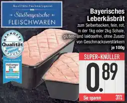 E-Center Bayerisches Leberkäsbrät Angebot