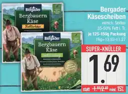 E-Center Bergader Käsescheiben Angebot