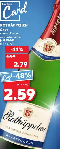 Kaufland ROTKÄPPCHEN Sekt Angebot