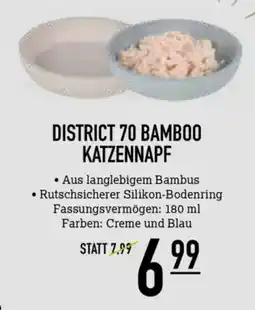 Kölle Zoo DISTRICT 70 BAMBOO KATZENNAPF Angebot