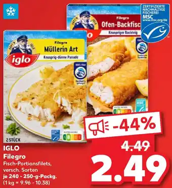 Kaufland IGLO Filegro Angebot