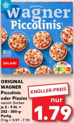 Kaufland ORIGINAL WAGNER Piccolinis oder Pizzies Angebot