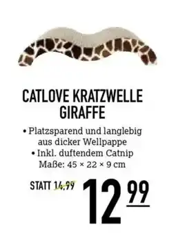 Kölle Zoo CATLOVE KRATZWELLE GIRAFFE Angebot