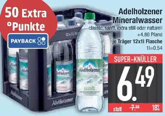 E-Center Adelholzener Mineralwasser Angebot