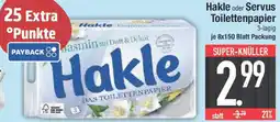 E-Center Hakle oder Servus Toilettenpapier Angebot