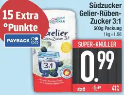 E-Center Südzucker Gelier-Rüben Zucker 3:1 Angebot