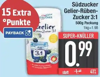 E-Center Südzucker Gelier-Rüben Zucker 3:1 Angebot