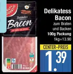 E-Center Gut & Günstig Delikatess Bacon Angebot