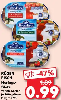 Kaufland RÜGEN FISCH Heringsfilets Angebot