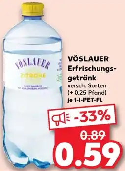 Kaufland VÖSLAUER Erfrischungsgetränk Angebot